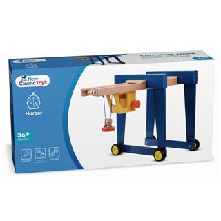 Container crane on wheels